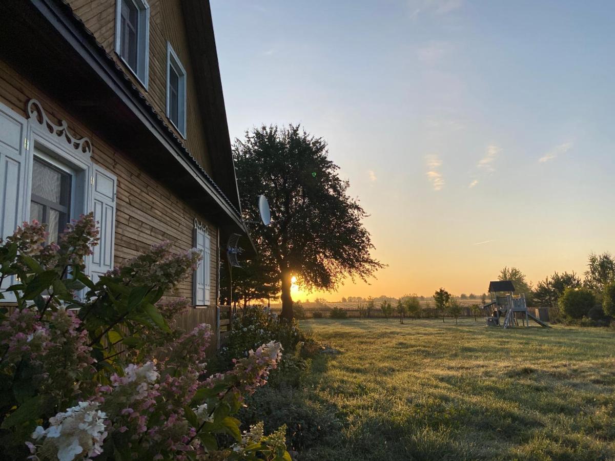 Wakacyjny Dom W Sakach Villa Kleszczele Buitenkant foto