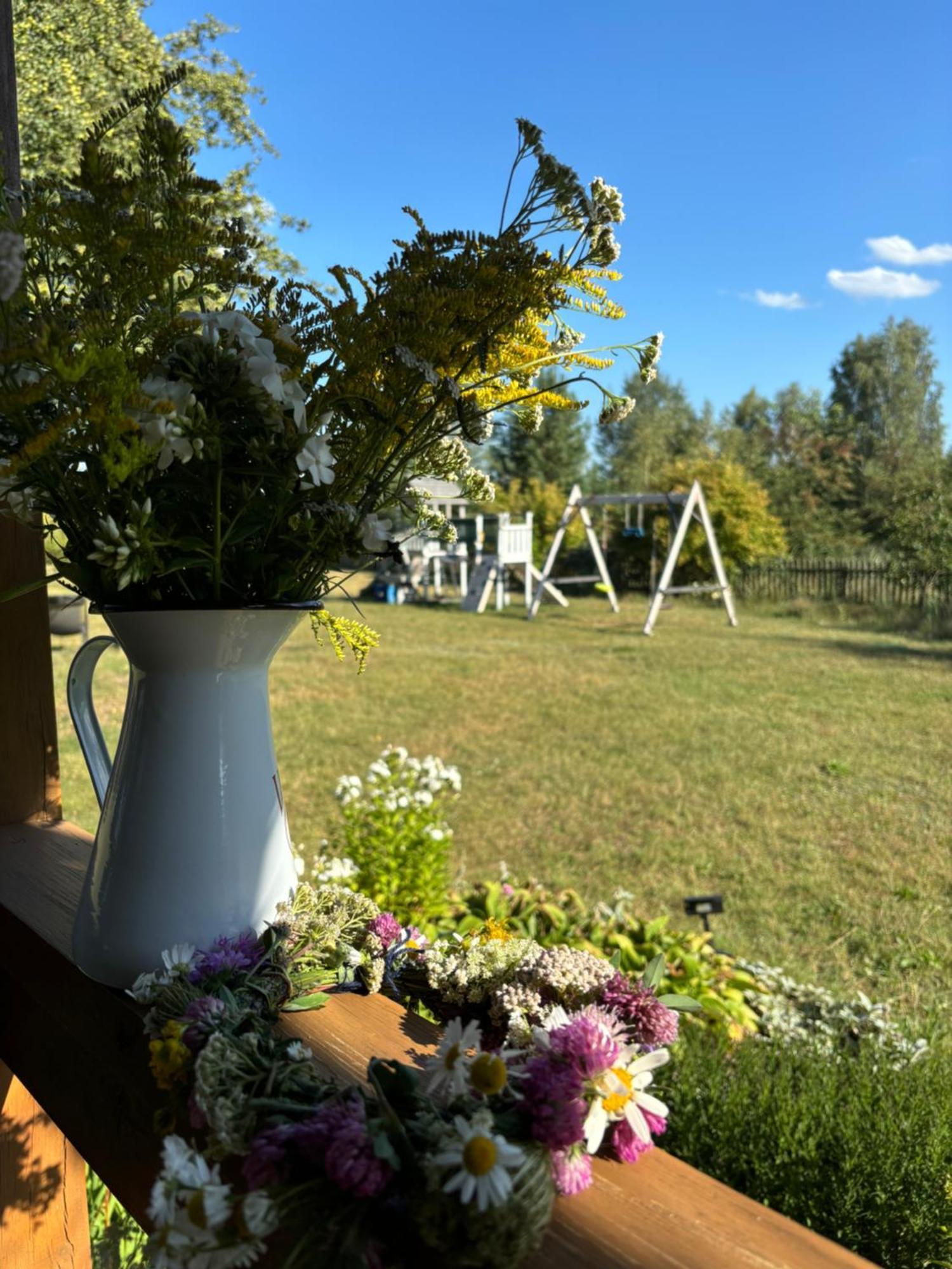 Wakacyjny Dom W Sakach Villa Kleszczele Buitenkant foto