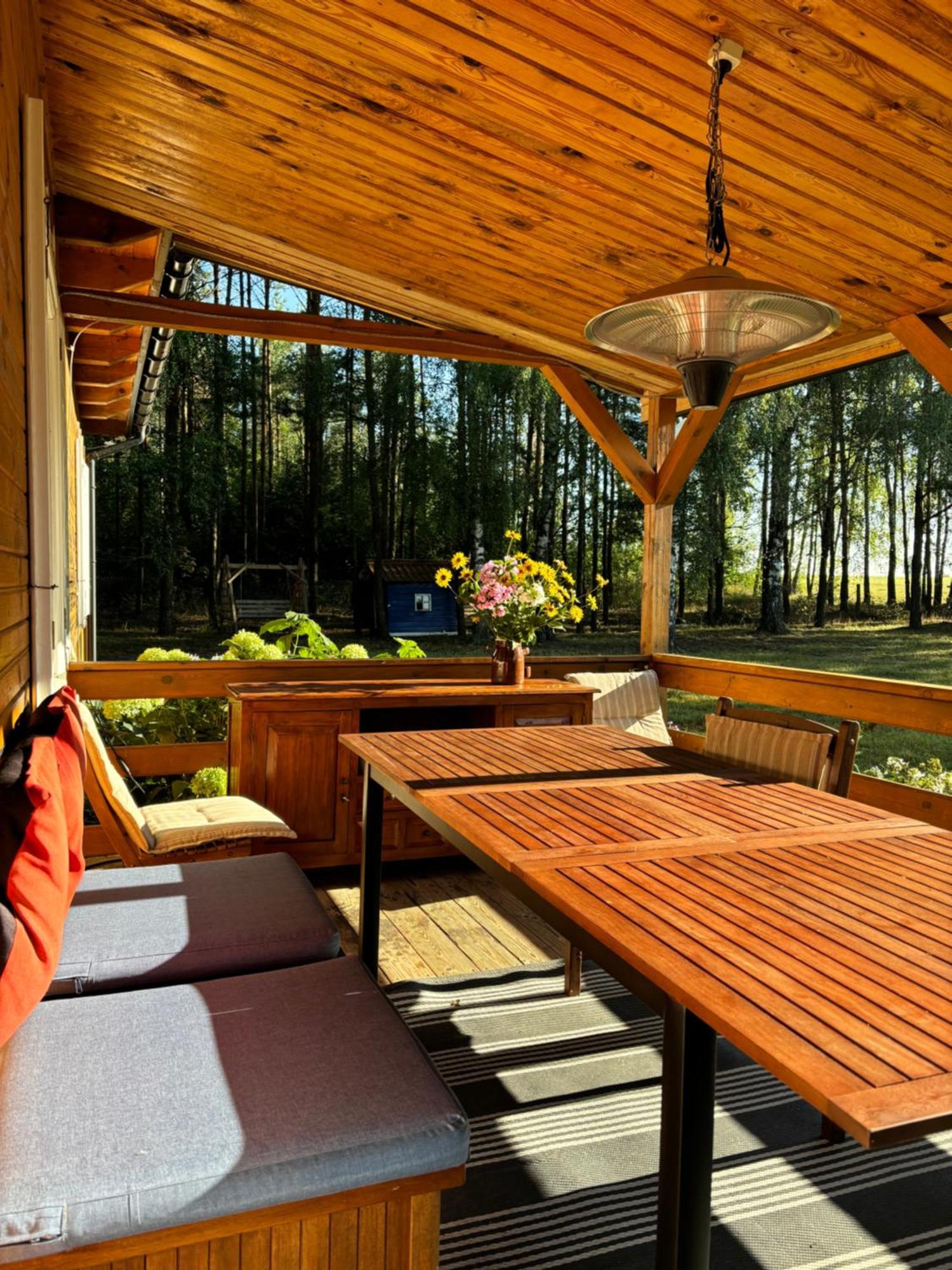 Wakacyjny Dom W Sakach Villa Kleszczele Buitenkant foto